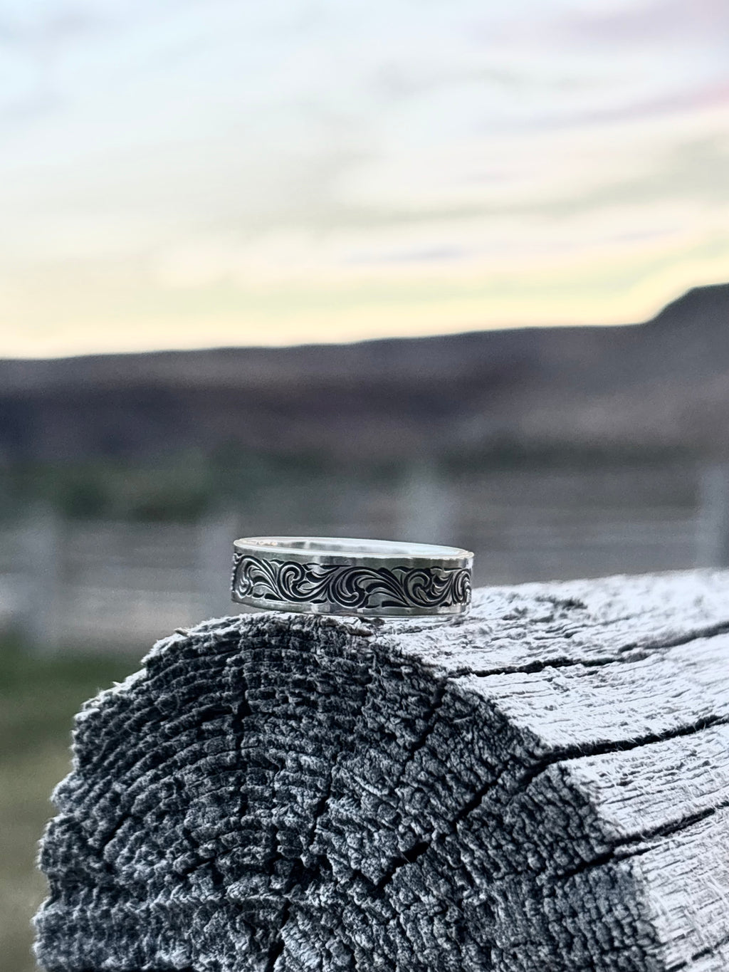 Custom Men’s sterling silver wedding band__ DEPOSIT__