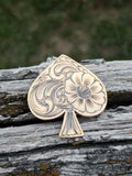 Brass Spade buckle