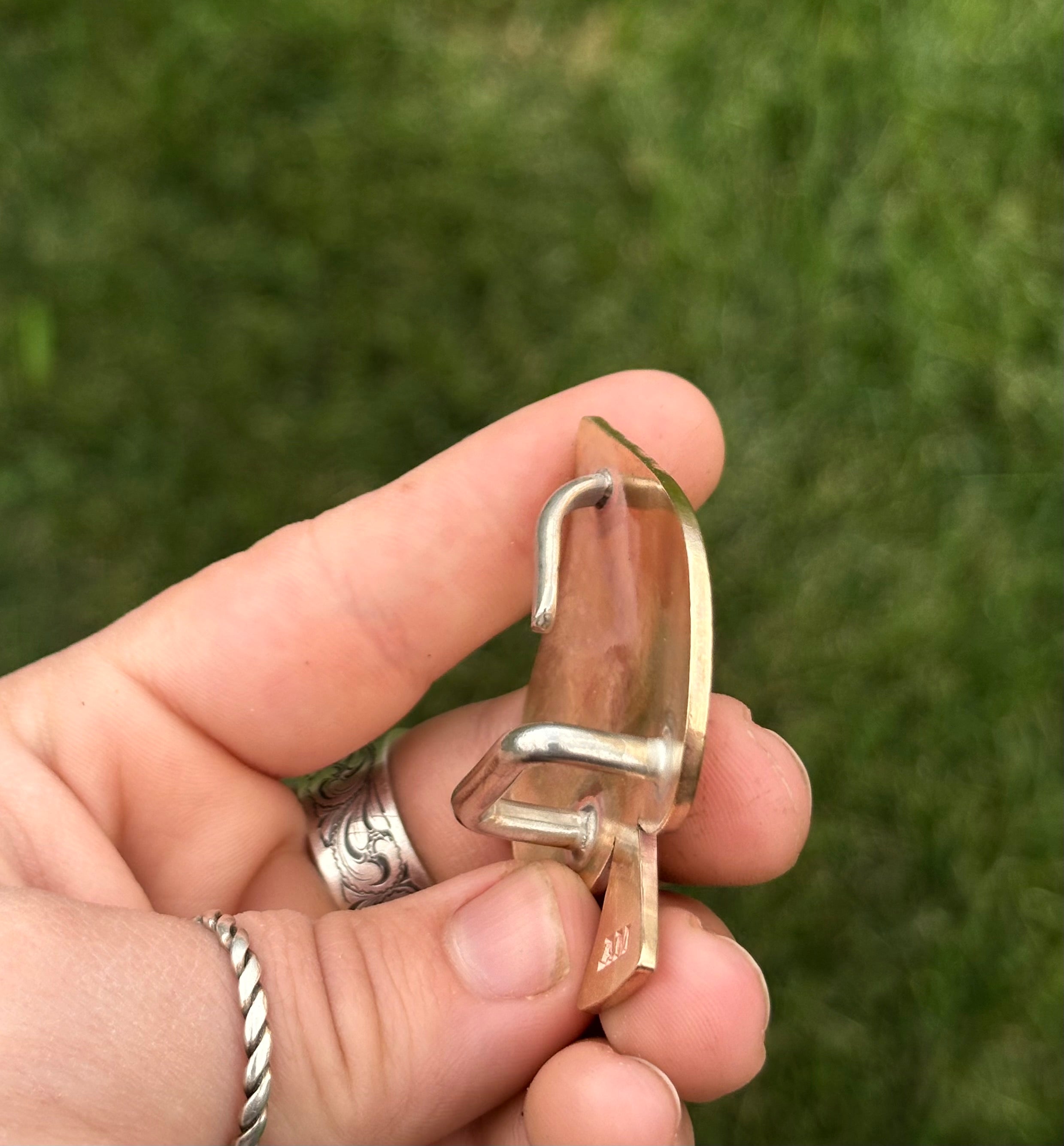 Brass Spade buckle