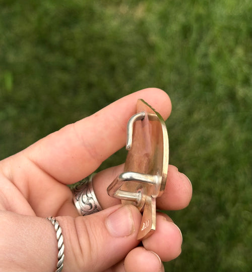 Brass Spade buckle