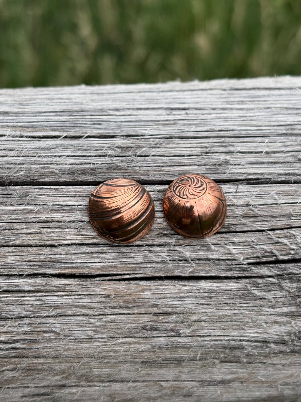 Copper prairie pearls (small)
