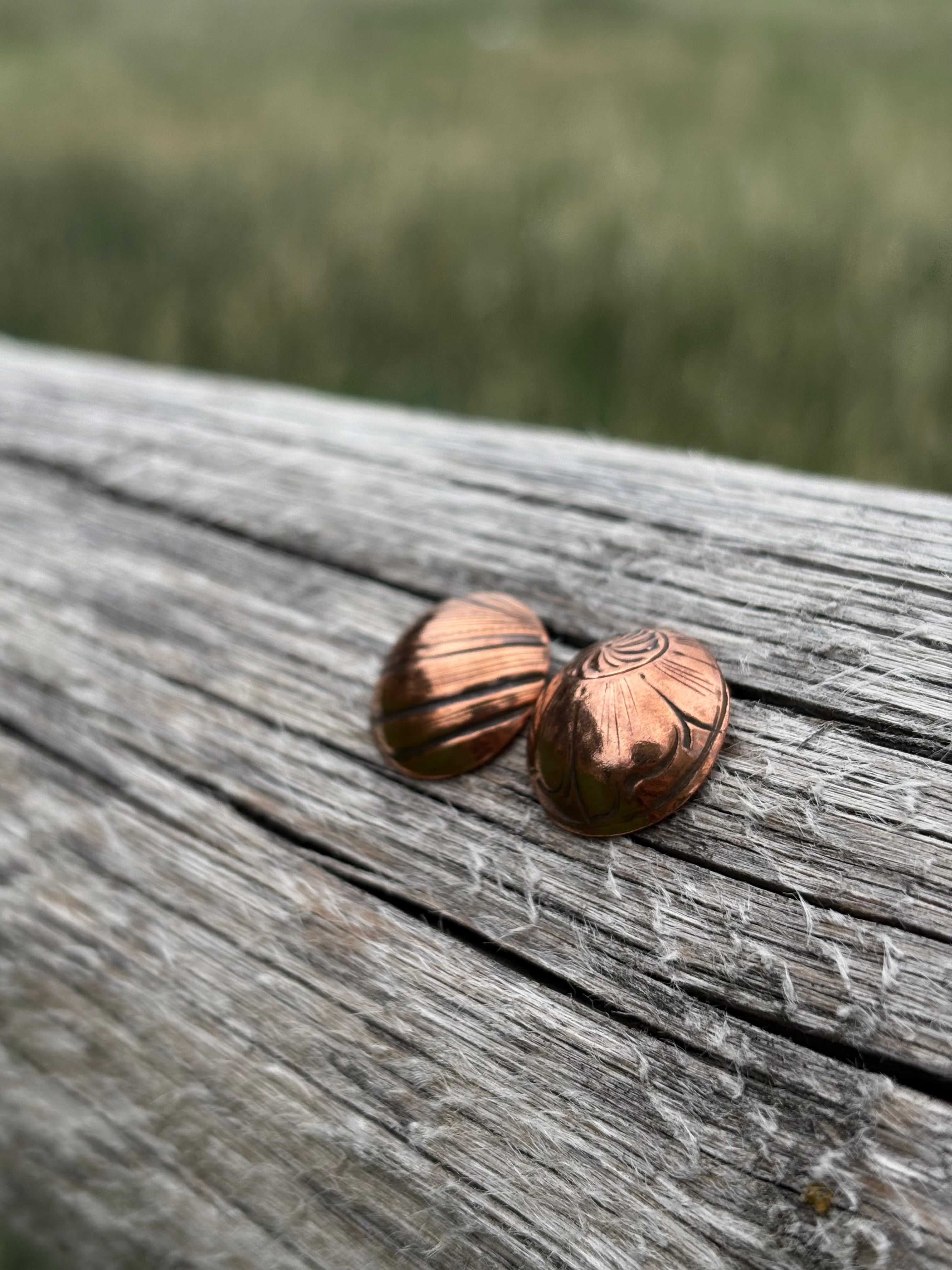 Copper prairie pearls (small)