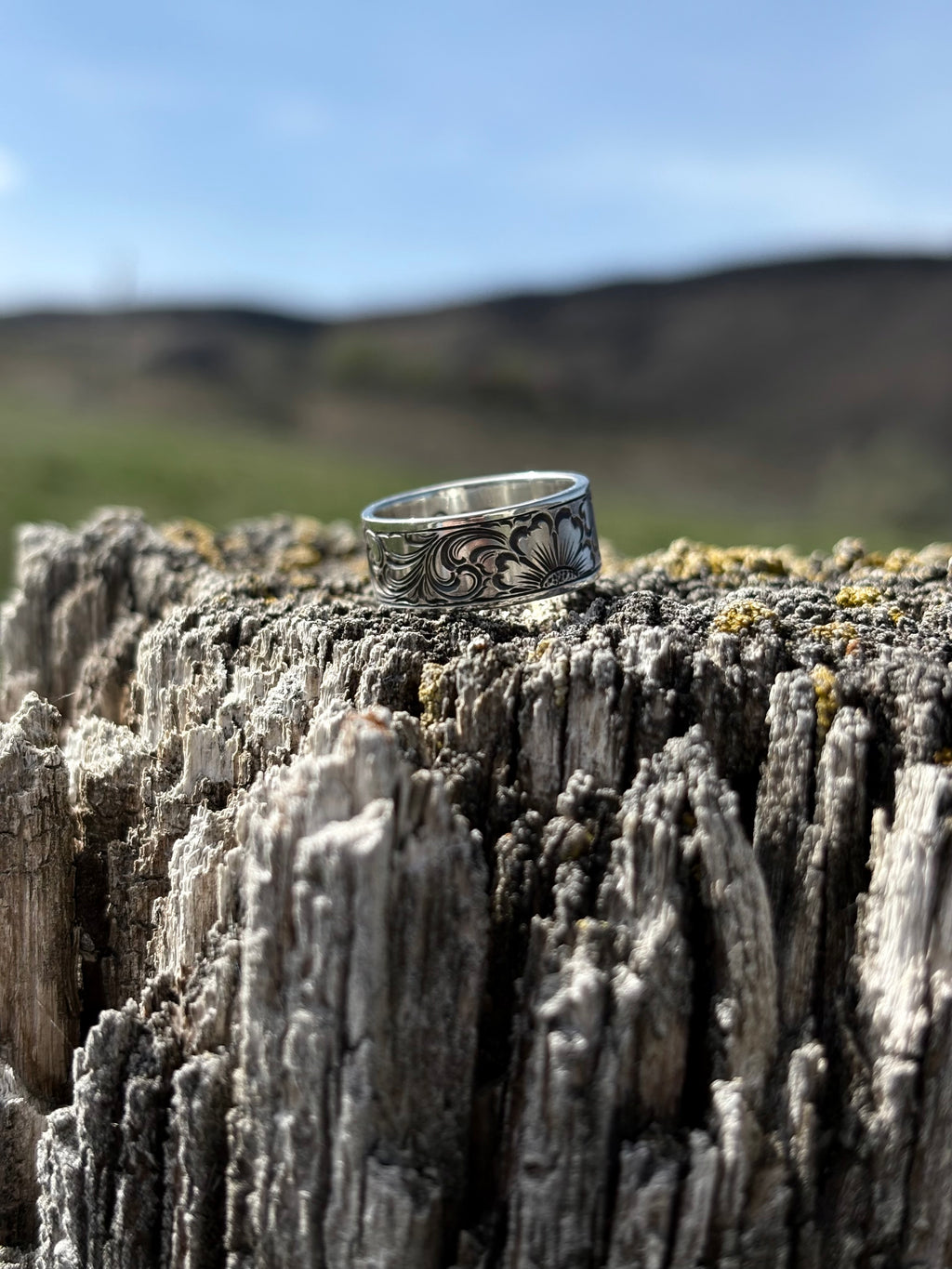 Custom 8mm sterling silver band__ DEPOSIT__