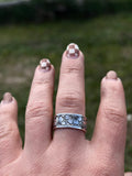Custom 8mm sterling silver band__ DEPOSIT__