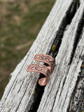 Copper mini hoops
