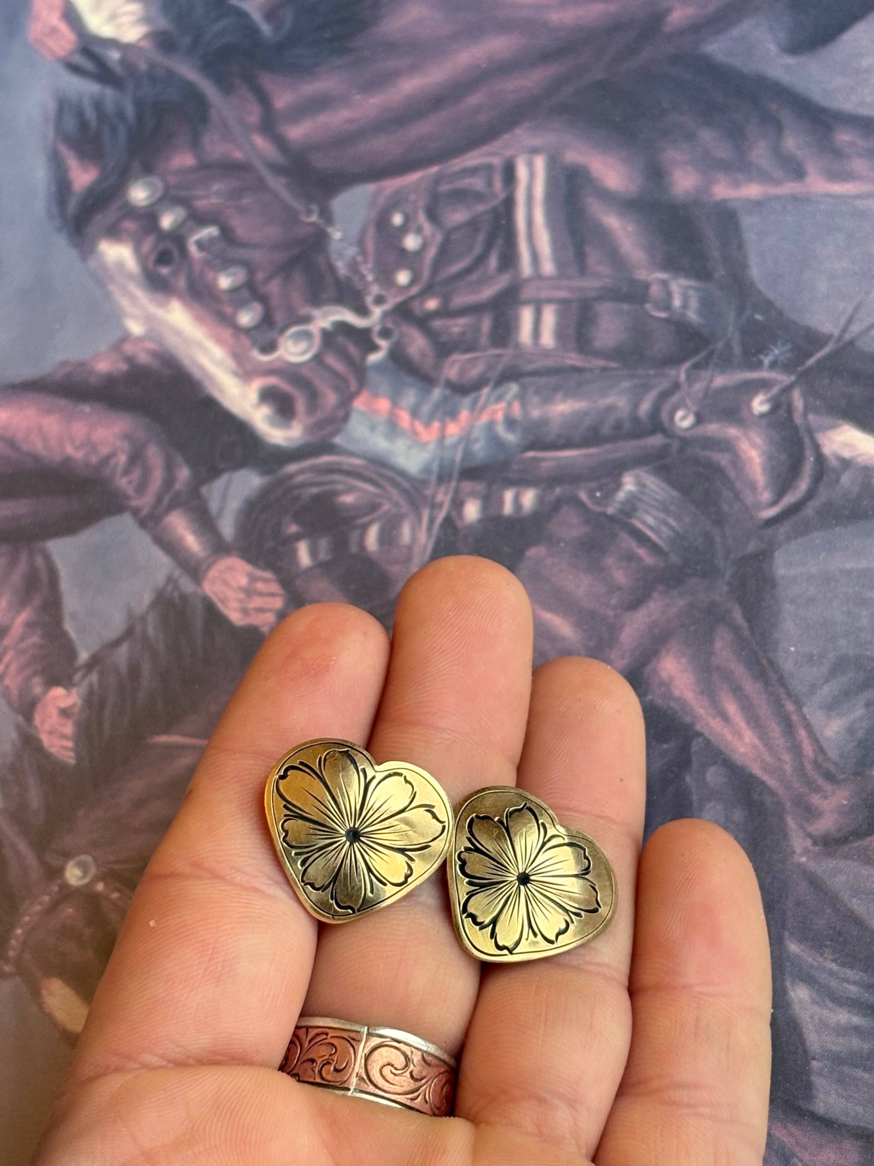 Brass Hearts (preorder)